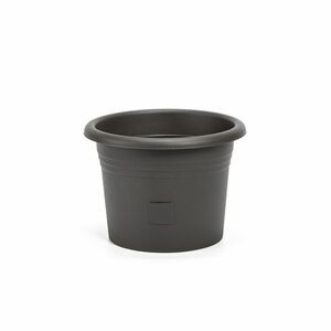 Plastia Öntözés nélküli virágcserép Narza átmérő30 cm, antracit, 30 cm átmérőjű kép