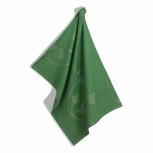 Kela Cora konyharuha, 100% pamut, zöld, virág, 70 x 50 cm kép