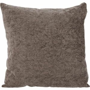 Chenille Dark Brown párna, 45 x 45 cm kép