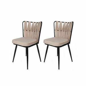 Kusakli Cream and Black étkezőszékek, 2 db, 2 db kép