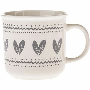 Kerámia bögre Szívek I, 450 ml kép