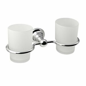 SAPHO 1317-05 Diamond dupla fogkefetartó, krómozott kép