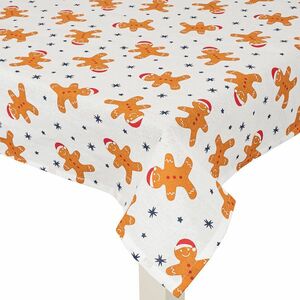 Home Elements Asztalterítő Mézeskalács fehér, 90 x 90 cm kép