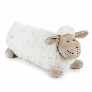 BO-MA Trading Bárányka kispárna hosszú fehér, 48 x 18 cm kép