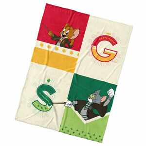 Carbotex Tom és Jerry a Roxfortban gyerek pléd , 130 x 170 cm kép