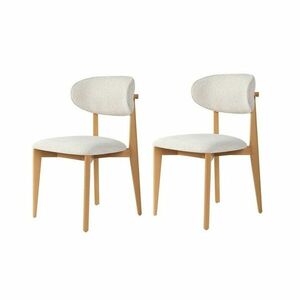 Lionte White and Light Oak étkezőszék szett, 2 db kép