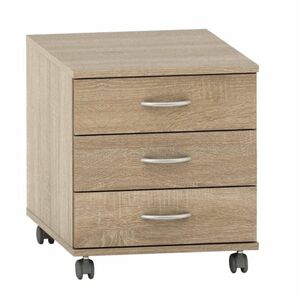 TEMPO ASISTENT 016 görgős komód, sonoma tölgy kép