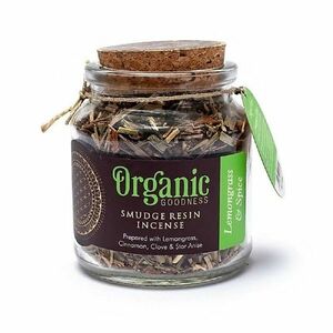 Organikus tömjén Lemongrass & Spice, üvegben kép
