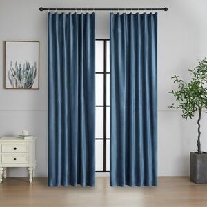 4Home Paris Sötétítő függöny karikákkal sötétkék, 150 x 250 cm kép