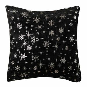 4Home Frosty párnahuzat, fekete, 45 x 45 cm kép