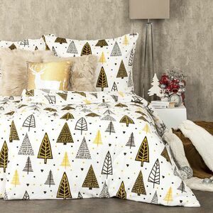 4Home Nordic Tree mikroflanel ágyneműhuzat, 140 x 200 cm, 70 x 90 cm kép