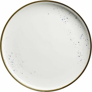 Mäser Pintar White kék pöttyös sekély tányér 27 cm kép