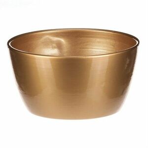 Kerámia virágtartó Terakota, átmérő 15 cm, arany kép