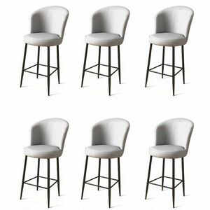 Uras Grey and Black bárszék szett, 6 db, 6 db kép