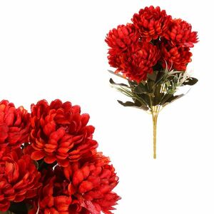 Krizantém műcsokor narancssárga, 28 cm kép