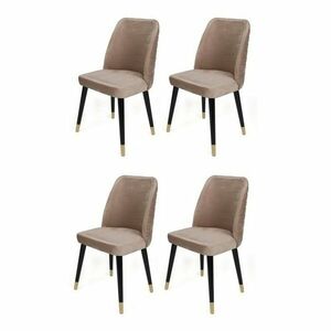 Hugo Beige and Black étkezőszék szett, 4 db kép