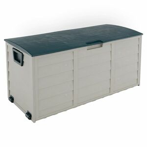 Kerti tárolódoboz, szürke/zöld, KORTEZ kép