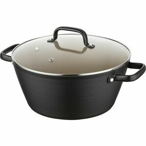 Florina Carina Black alumínium pot 5, 2 l, 28 cm, 28 cm átmérőjű kép