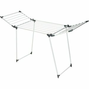 Fém ruhaszárító, 175 x 60 x 107 cm, fehér kép