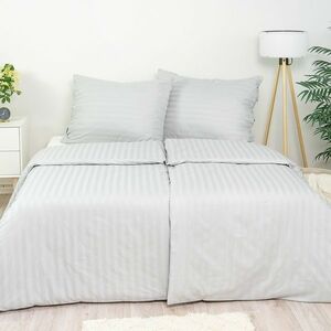 Stanex atlas grail ágyneműhuzat világosszürke, 140 x 220 cm, 70 x 90 cm kép