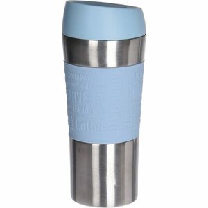 Tronto utazó termo bögre, 350 ml, kék, rozsdamentes acél, 8 x 20 cm kép
