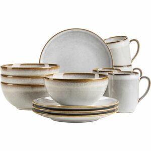 Mäser 12 darabos reggeli étkészlet SMOKY'S – szürke kép