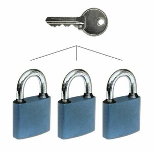 RV.OVAL.52.SET3 3 db lakat azonos zárlatú- "SU" kép