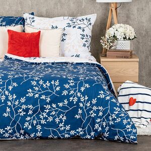 4Home Harmony pamut ágyneműhuzat kék, 140 x 220 cm, 70 x 90 cm kép