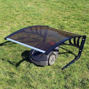 ALDOTRADE robotfűnyíró ház, barna, 80 x 60 x 40 cm kép