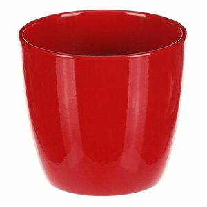 Kerámia virágtartó Terakota, átmérő 12 cm, piros kép