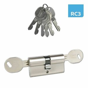 Richter ES.30/40.BSZ.NI zárbetét, 30+40 mm-esátmenő csatlakozóval, 6 db kulccsal kép