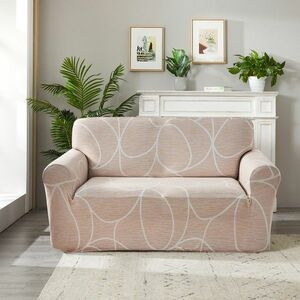 4Home Abstract elasztikus fotelhuzat bézs, 90-140 cm + párnahuzat ingyen, 90-140 cm kép