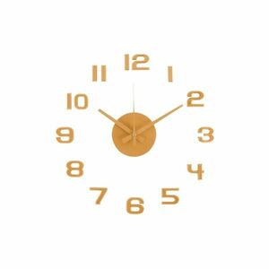 Karlsson 6001YE design öntapadós óra sárga, átmérő 40 cm kép