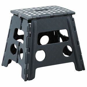 Kesper 70538 összecsukható zsámoly, szürke, 36, 5 x 32 x 30 cm kép