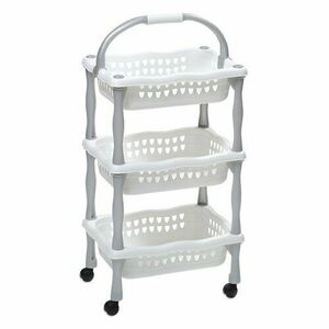 Aldotrade Beng 3 mobil polc, fehér kép