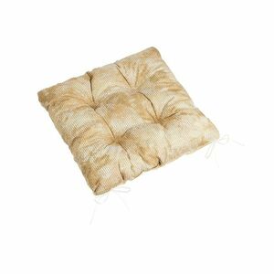 Bellatex Adéla steppelt ülőpárna, kígyóbőr mintás, barna, 40 x 40 cm kép