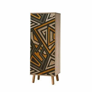 Mega Sonoma Oak Triangle cipősszekrény kép