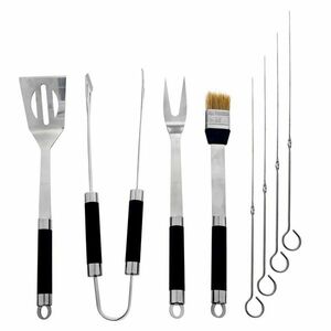 Orion 8-részes grillező készlet tokban, rozsdamentes acél kép