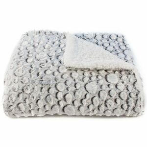 Mikroszálas gyapjú pléd Petra szürke, 150 x 200 cm kép