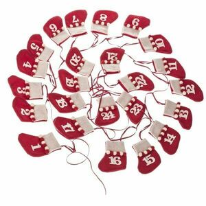 Textile hanging advent calendar, 200 cm kép