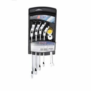 Asist FR21-0303 racsnis csuklós csavarkulcskészlet, 5 db kép
