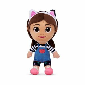 Gábinin Kouzelný Domek Gabby in dungarees 25 cm, plush kép