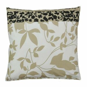Levelek párnahuzat, bézs, 40 x 40 cm kép
