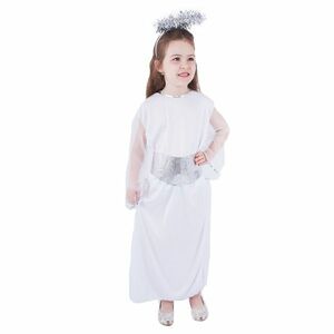 Rappa angyal glóriával és övvel gyermek jelmez, S méret kép