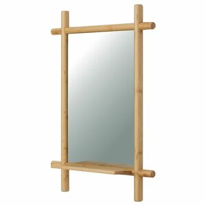 Fali tükör B027 NAT, bambusz kép