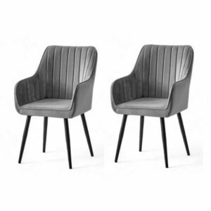 Nova Grey and Black étkezőszék szett, 2 db kép