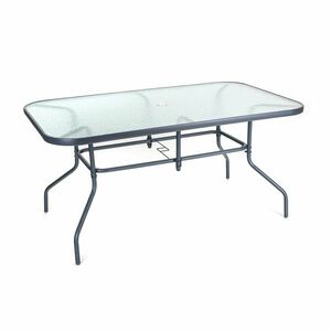 Happy Green Kerti asztal Verre üveglapokkal, 150 x90 x 72 cm kép