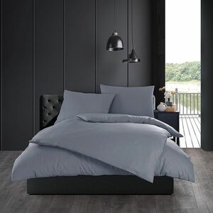 Pamut ágynemét Color szürke, 140 x 200 cm, 70 x 90cm kép