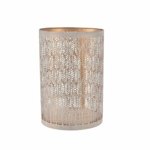 InDecor Fém gyertyatartó Leaf bézs, 13 x 13 x 22cm, L kép