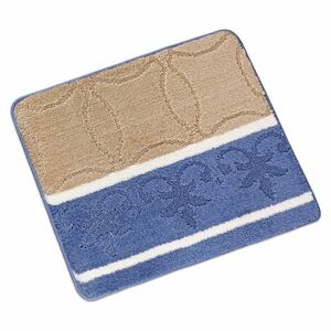 Bellatex Bany Ornament fürdőszoba szőnyeg kivágás nélkül, bézs, 60 x 50 cm kép